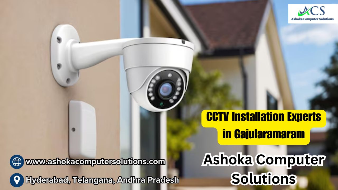 CCTV camera installation services in Gajularamaram